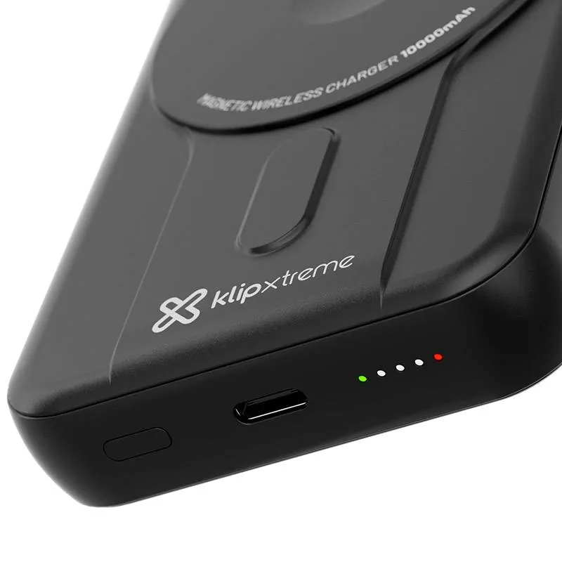 Banco de Energía Klip Xtreme KPB-600 - 10000mAh, Magnético, USB-C PD, Inalámbrico 2