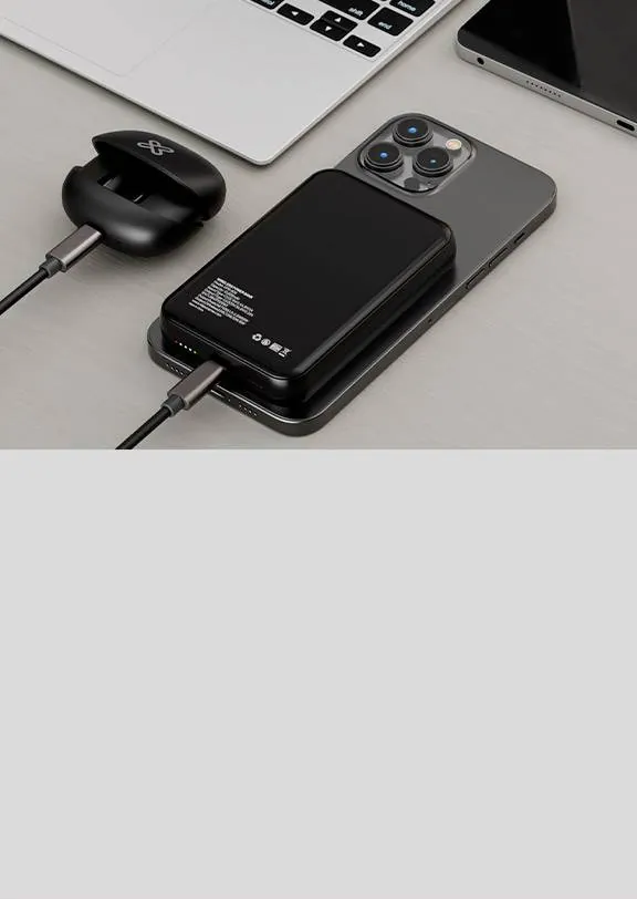 Banco de Energía Klip Xtreme KPB-600 - 10000mAh, Magnético, USB-C PD, Inalámbrico 5