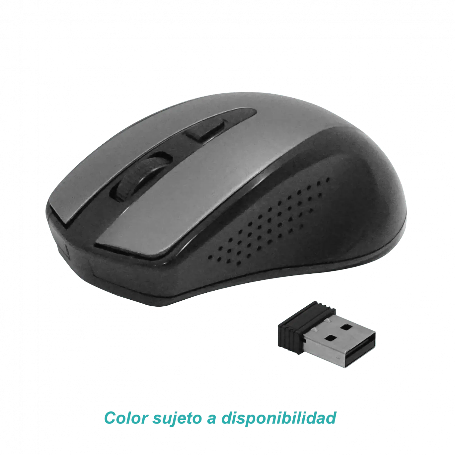 XTECH Mouse USB inalambrico inc-2xAAA 2,4GHz 4-botones Azul o Gris 6