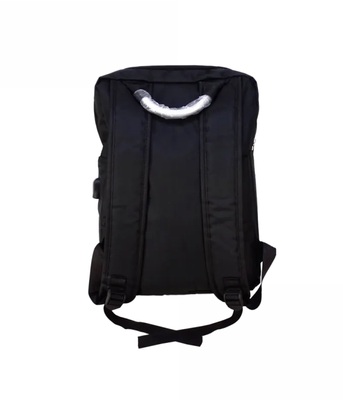 Mochila Notebook 16” 33x45cm Negra con Puerto USB-A 2
