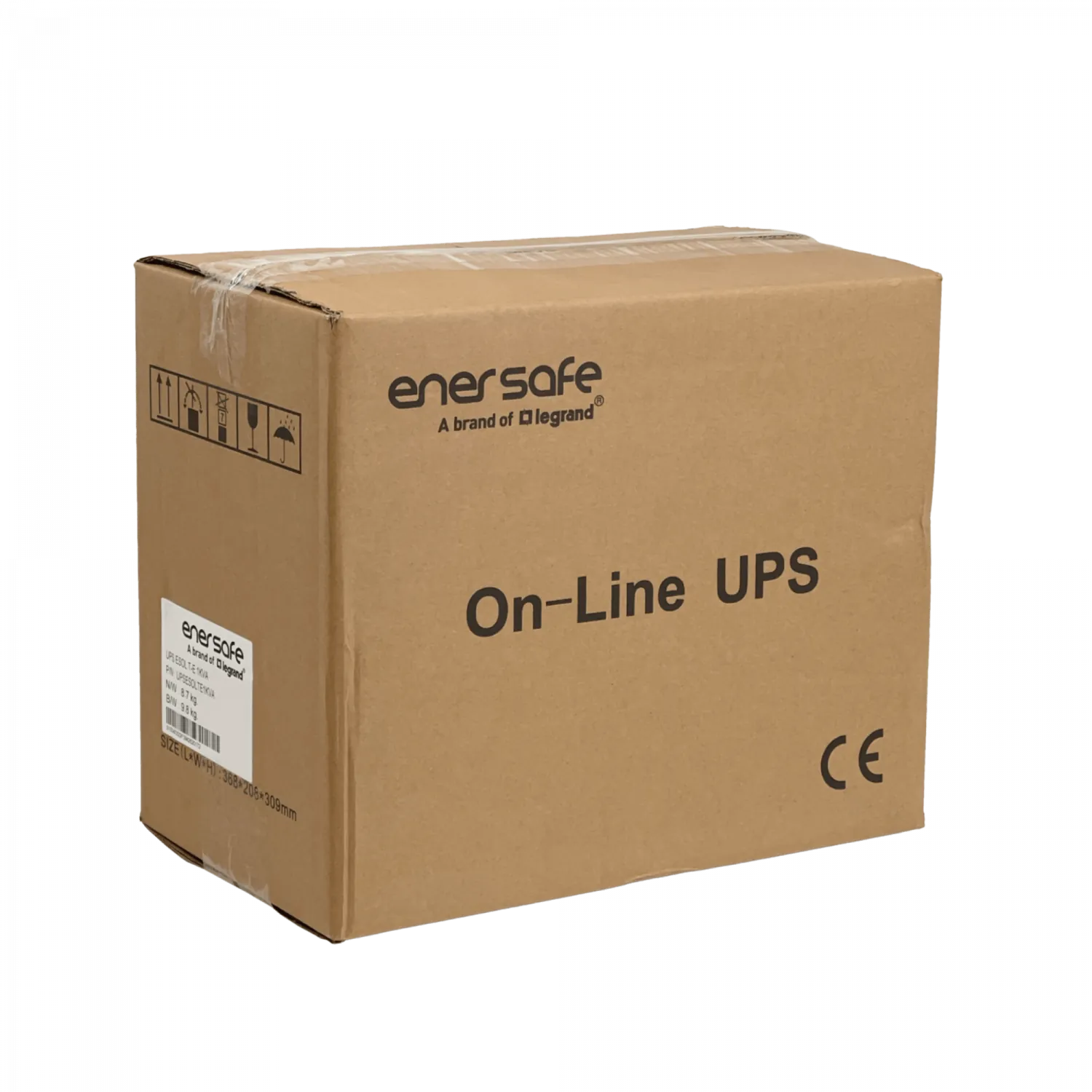 ENERSAFE 195WH 3x9AH 1KVA 900W 0/4ms UPS Torre Online DB9H USB SNMP 6