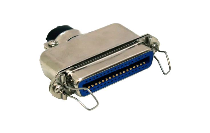 Conector Centronics CEN36-H Hembra 36 Pines, Soldable, con Tapa Metálica, Montaje Manual 3