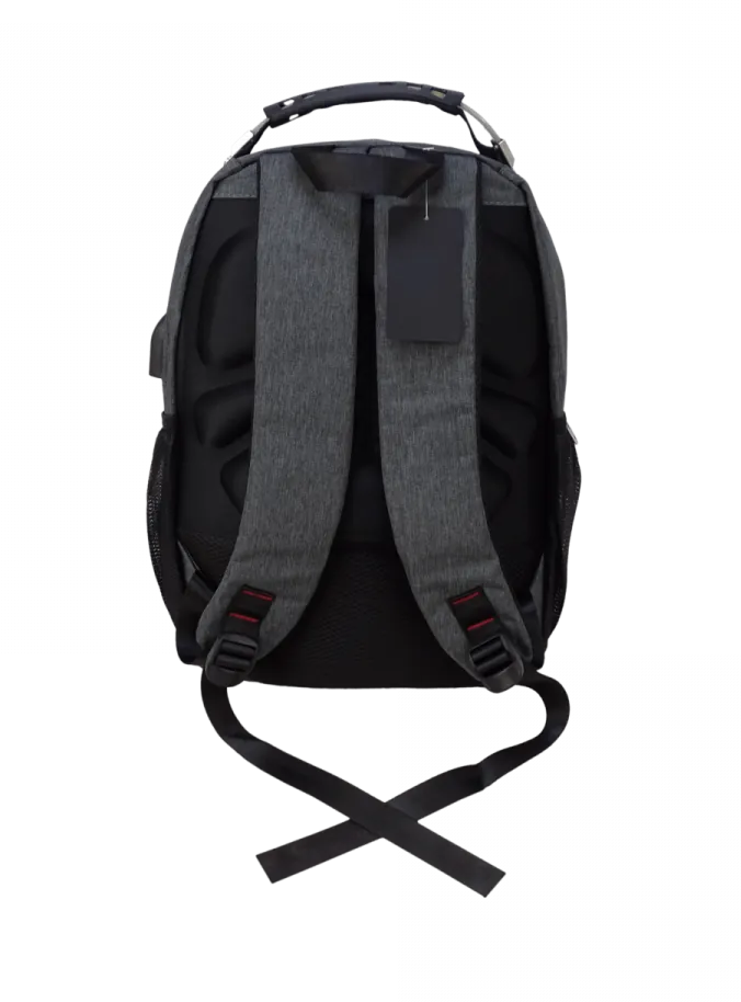 Mochila Gris Notebook 16-pulg 31x40cm Inc-USB/Plug 3,5mm 2