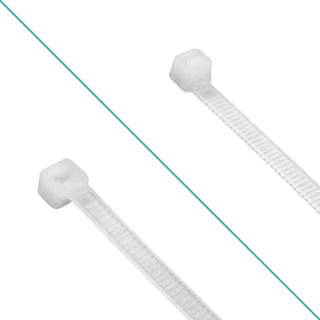 50-un 200x4,8mm Blanca Amarra Plastica Nylon 4.8x200mm 3