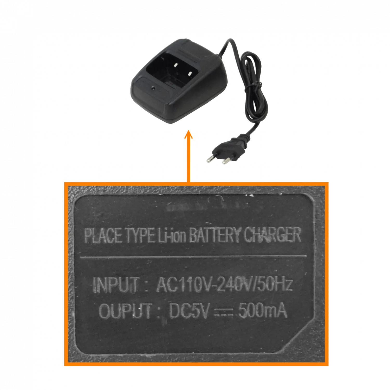 Radio 1un 6km 400-470MHz 16-Canales incl. cargador y bat 3,7V 1500mAh 8
