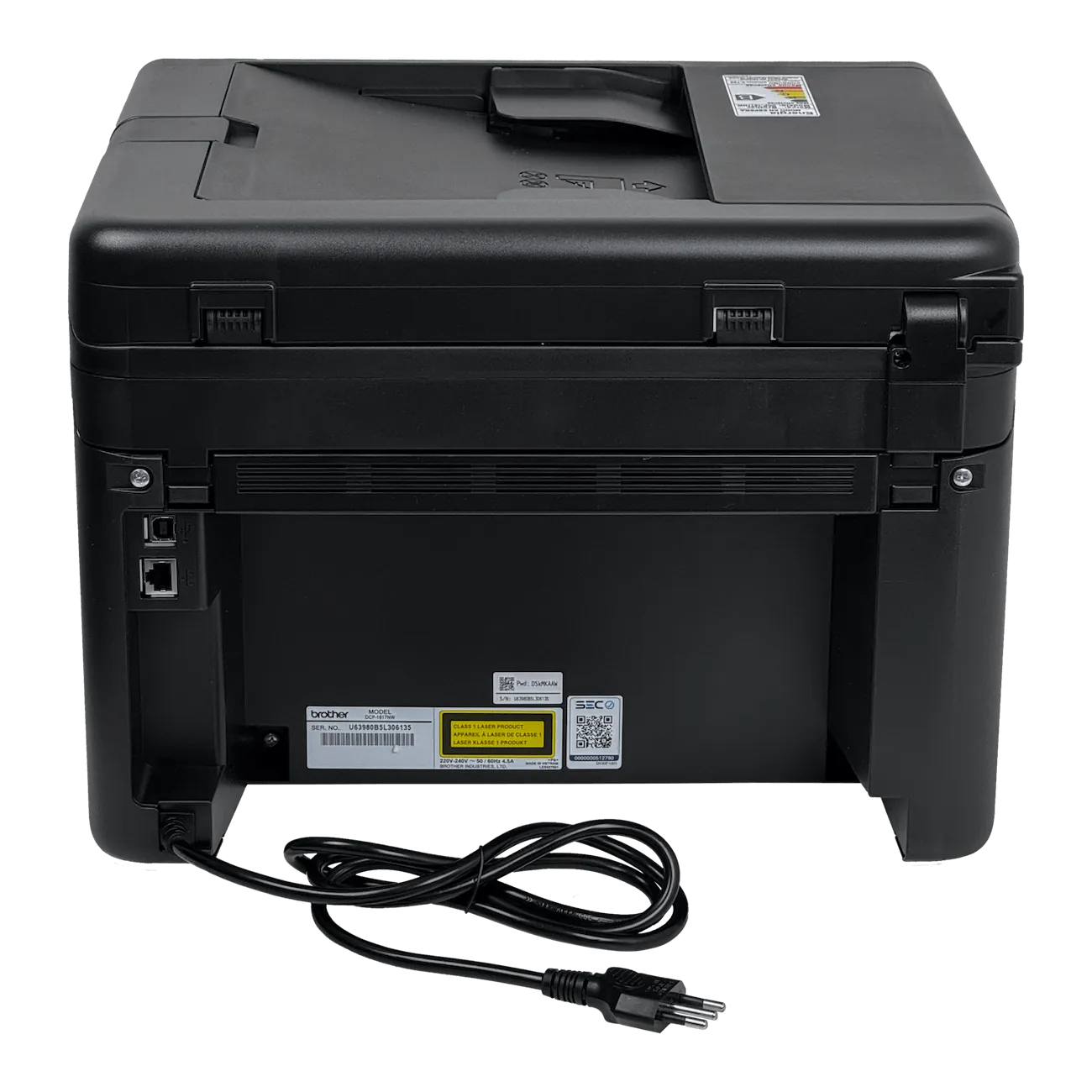 Impresora Multifuncional Brother DCP-1617NW Láser Monocromática con Wi-Fi y Ethernet 7