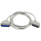Cable Paralelo 1,8mt p/Impresora DB25-Macho CEN36 Gris VW-1 Centronics - Miniatura 2