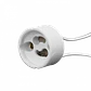 BASE GU10 Ceramica con cables Soquete Conector - Miniatura 3
