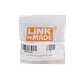 LINKMADE Blanco Cat3 RJ11/RJ14 6P4C Hembra Punchable Keystone - Miniatura 4
