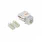 LINKMADE Blanco Cat3 RJ11/RJ14 6P4C Hembra Punchable Keystone - Miniatura 3