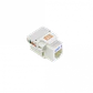 LINKMADE Blanco Cat3 RJ11/RJ14 6P4C Hembra Punchable Keystone - Miniatura 5