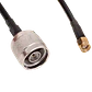 Cable Coaxial 5m, RPSMA-Macho a N-Macho, LMR195, Negro - Miniatura 2