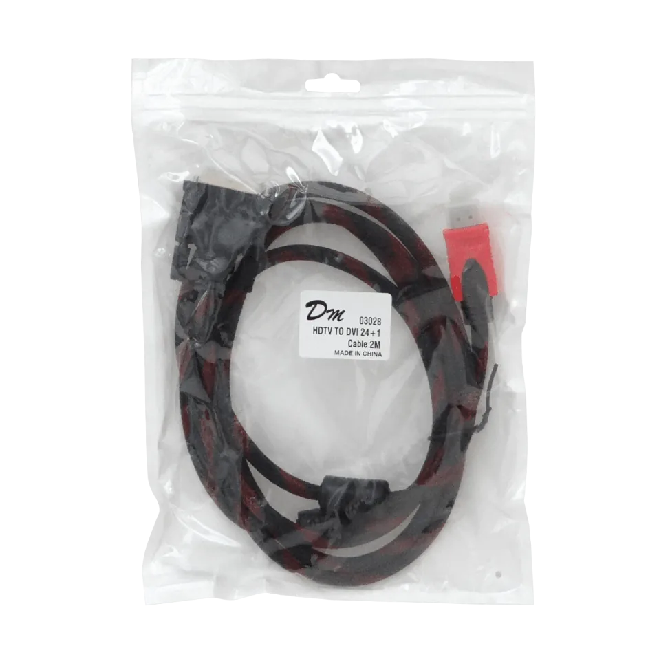 Cable DVI-D Single Link Macho a HDMI Macho, 2 Metros, Negro 3