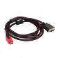 Cable DVI-D Single Link Macho a HDMI Macho, 2 Metros, Negro - Miniatura 2