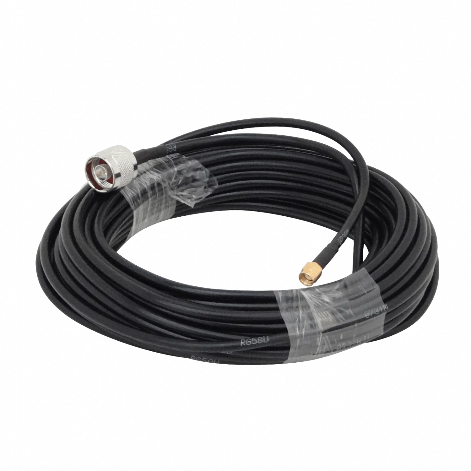 Cable Coaxial 15m, RPSMA-Macho a N-Macho, LMR195, Negro 2