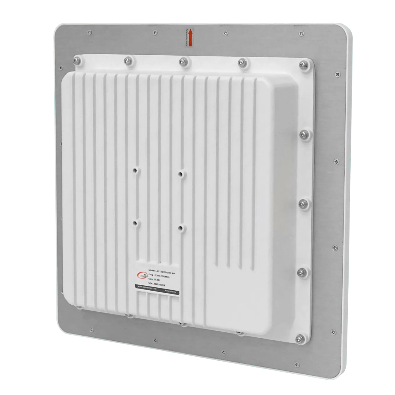 Antena Panel 17dBi 2,3-2,7GHz 2,4GHz 23x23º 2-RPSMA 32x32cm Exterior 2