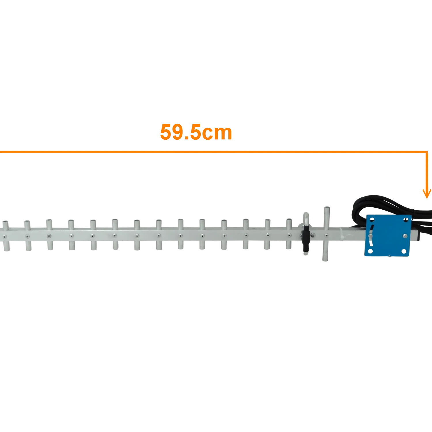 Antena Yagi 59cm 18dBi unidirecc 2,4GHz 2400-2500MHz RPSMA-M 190cm 5