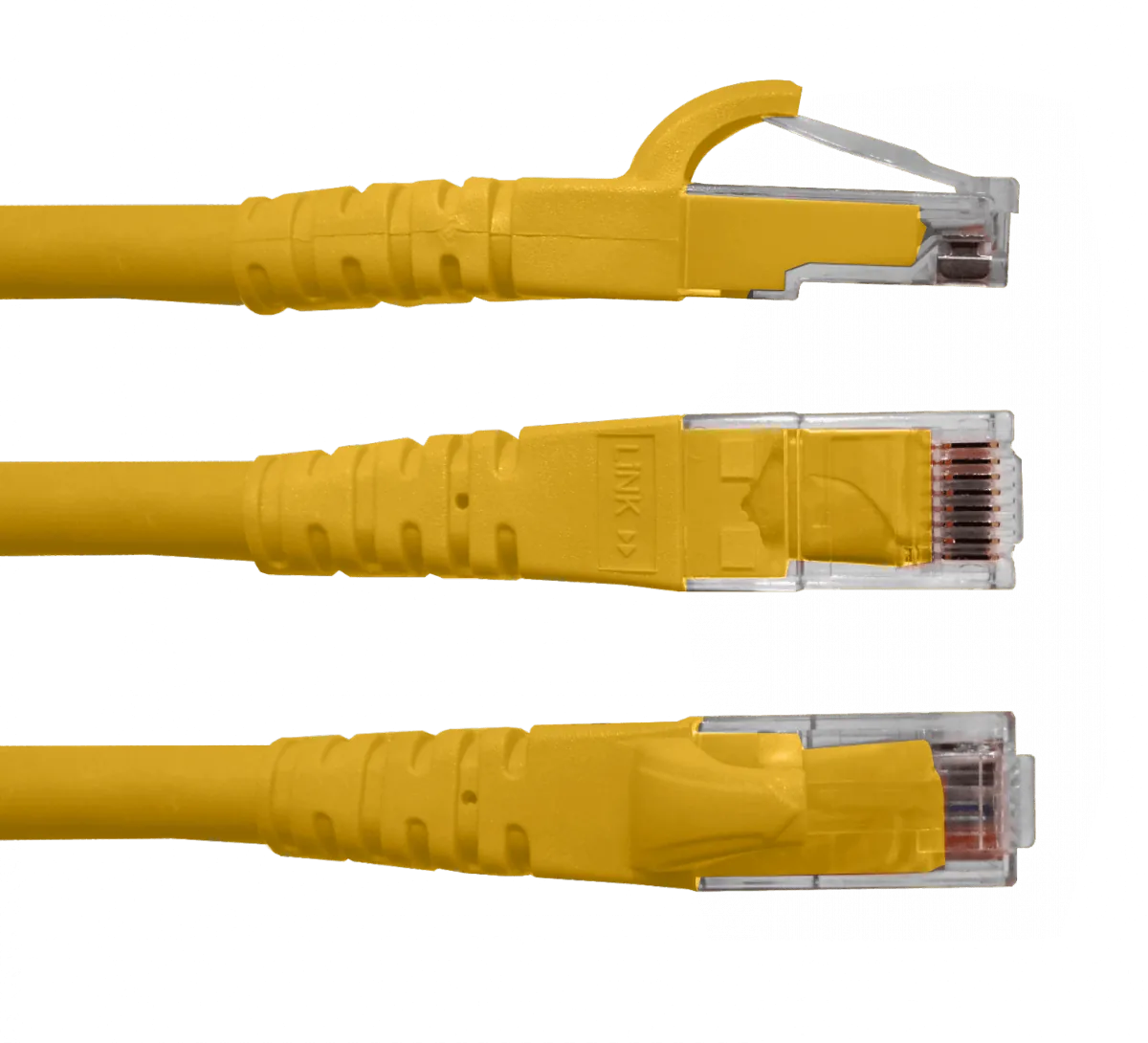 Cable Patch LINKMADE Cat6 Amarillo LSZH 1 metro Inyectado Multifilar para Conexiones Fiables 2