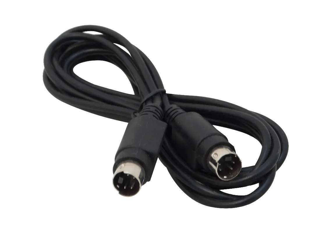 Cable S-VIDEO 1m,  Mini-DIN 4 pines macho-macho (negro) 2