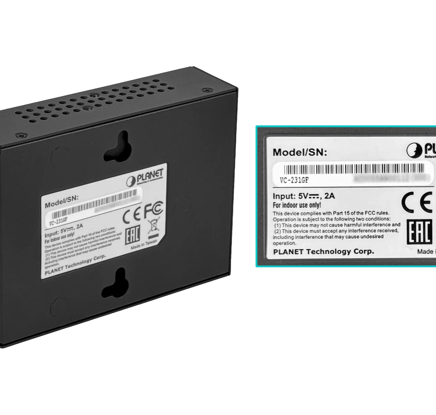 Convertidor VDSL2 a SFP/RJ11, 1.4km, CO/CPE, 4 DIP, 5V, PLANET VC-231GF 5