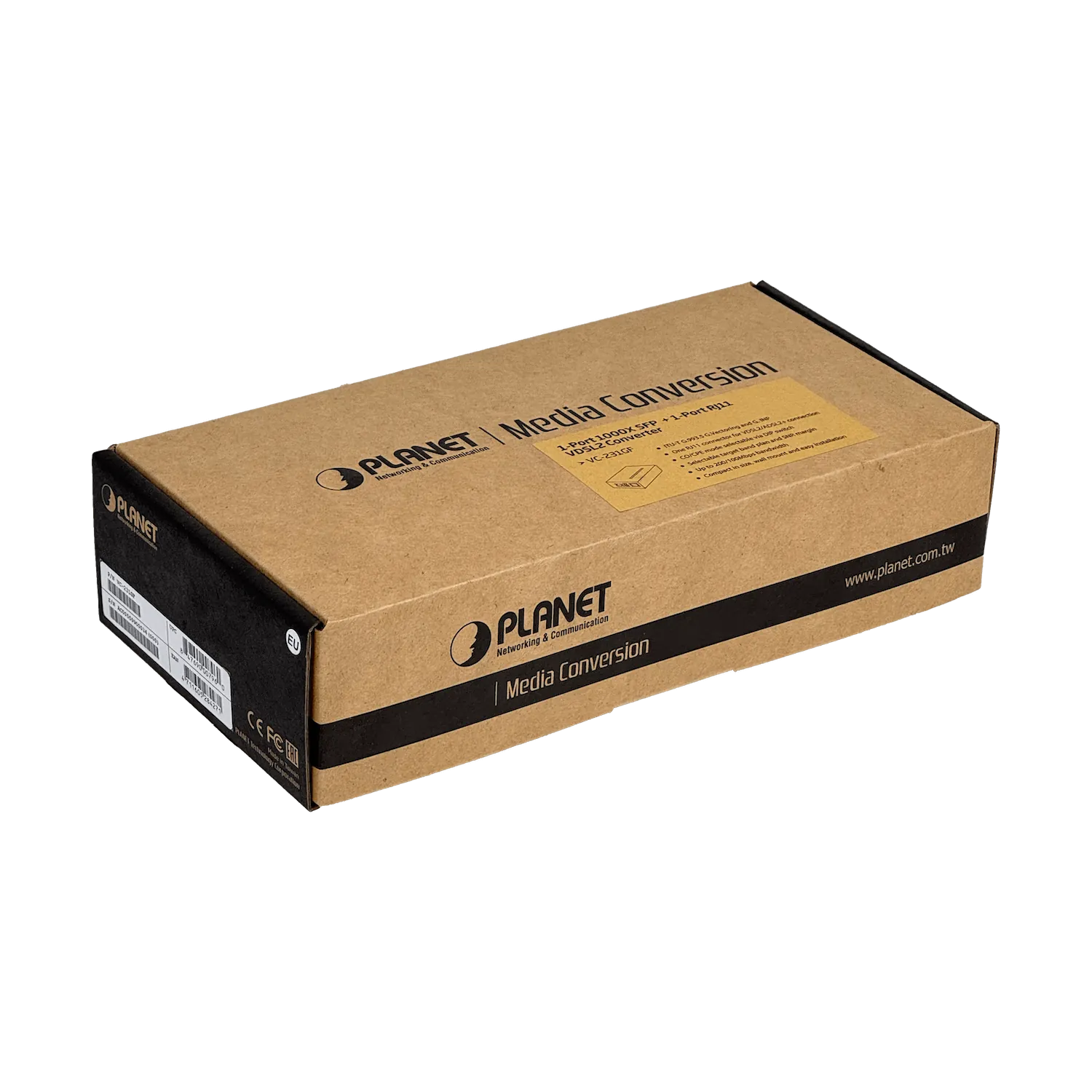 Convertidor VDSL2 a SFP/RJ11, 1.4km, CO/CPE, 4 DIP, 5V, PLANET VC-231GF 6