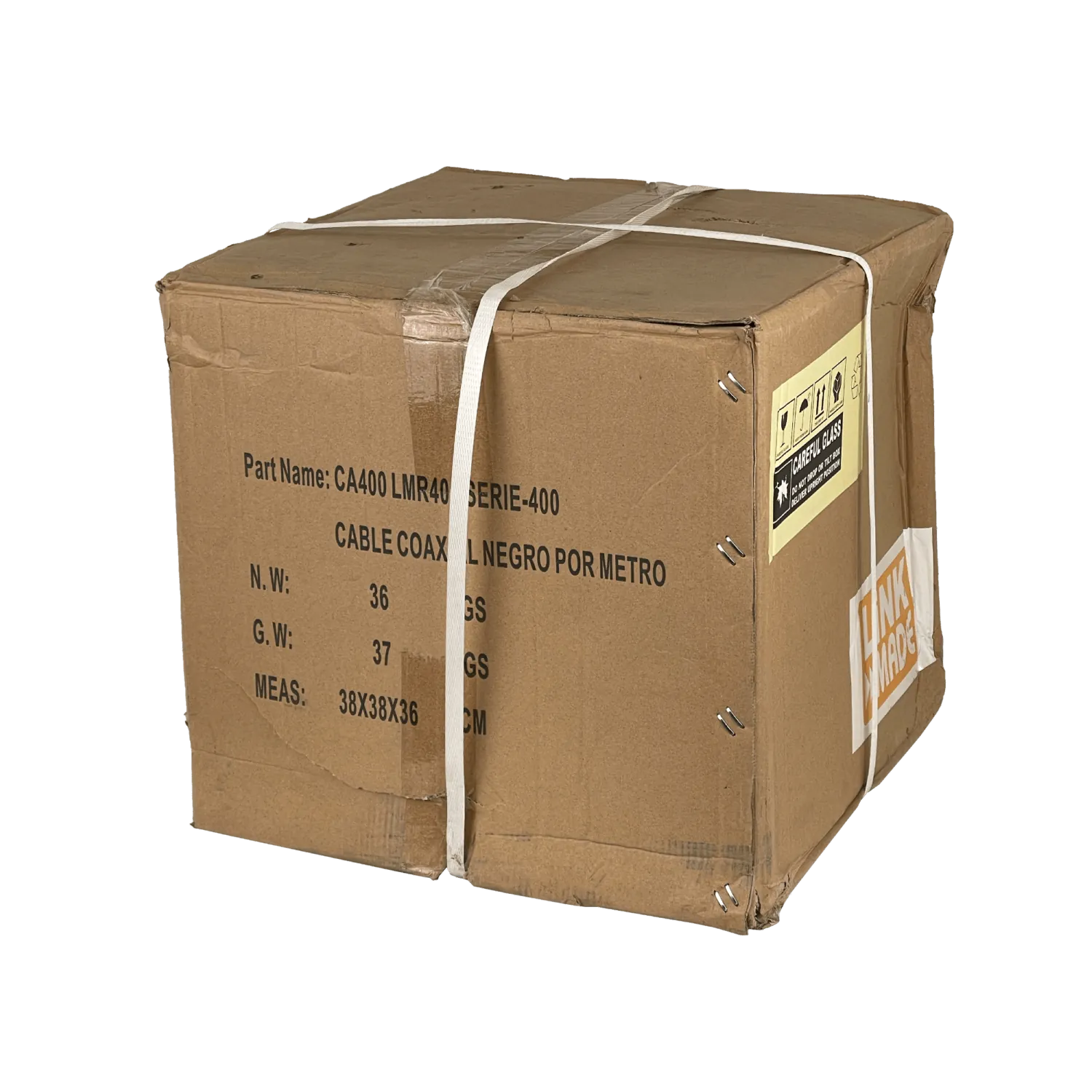 CA400 LMR400 Negro Serie-400 Cable Coaxial por Metro (Carrete-305mts) 3