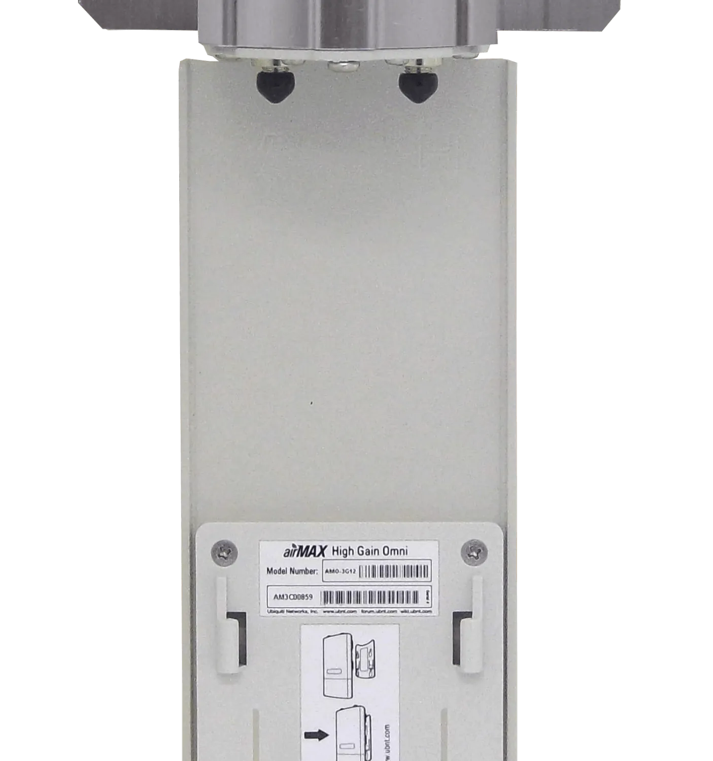 UBIQUITI 10dBi 2x2 5GHz Antena Omnidireccional 2-RPSMA Exterior 5