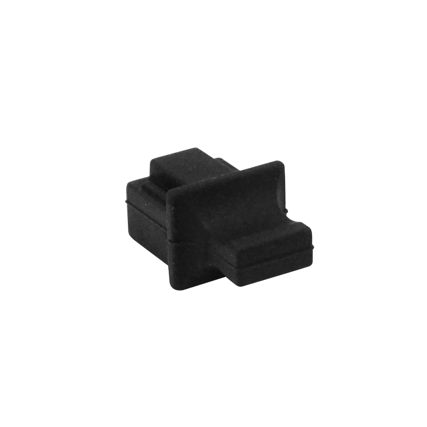 10-unids Tapa para Keystone RJ45 Negra Plastica 2