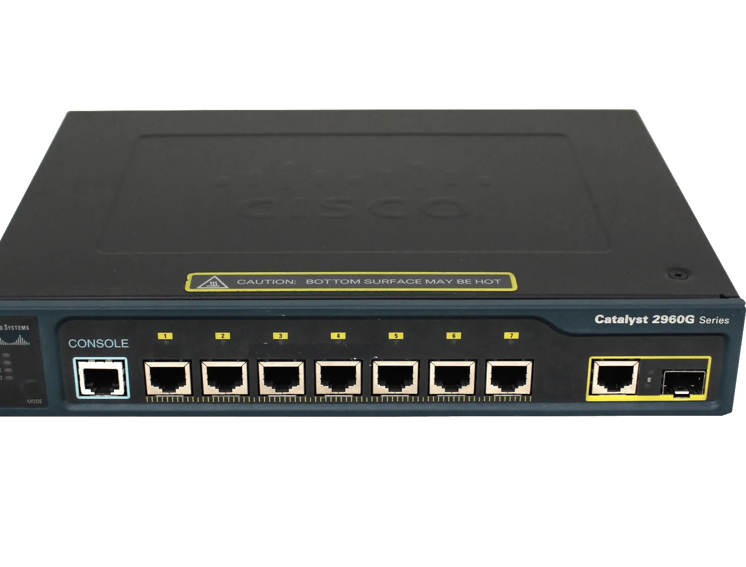 CISCO REFACCIONADO 7-1000 1-SFP-Combo RS232-RJ45 Catalyst Switch 8p 4