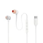 Audifono intraaural JBL Tune 310C USB, sonido JBL Pure Bass, USB-C, 3 botones, micrófono, Blanco  - Miniatura 6