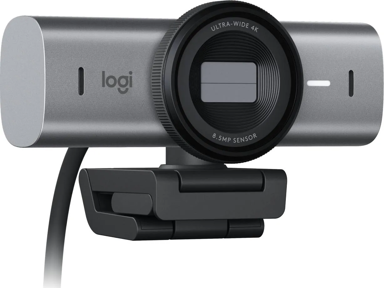 Cámara Web Logitech MX BRIO, Ultra HD, 4K, Color Grafito 3