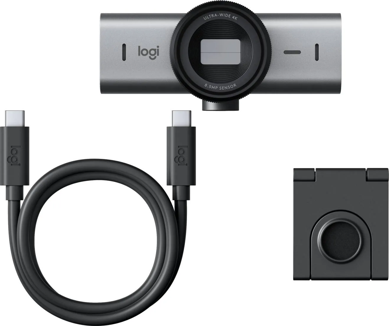 Cámara Web Logitech MX BRIO, Ultra HD, 4K, Color Grafito 6