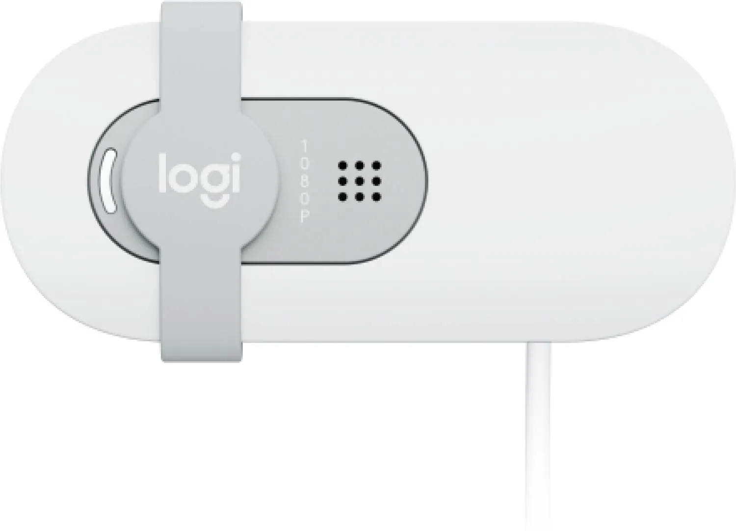 Cámara web Logitech Brio 100 Full HD, tapa de privacidad y micrófono integrado, Blanco Crudo  7