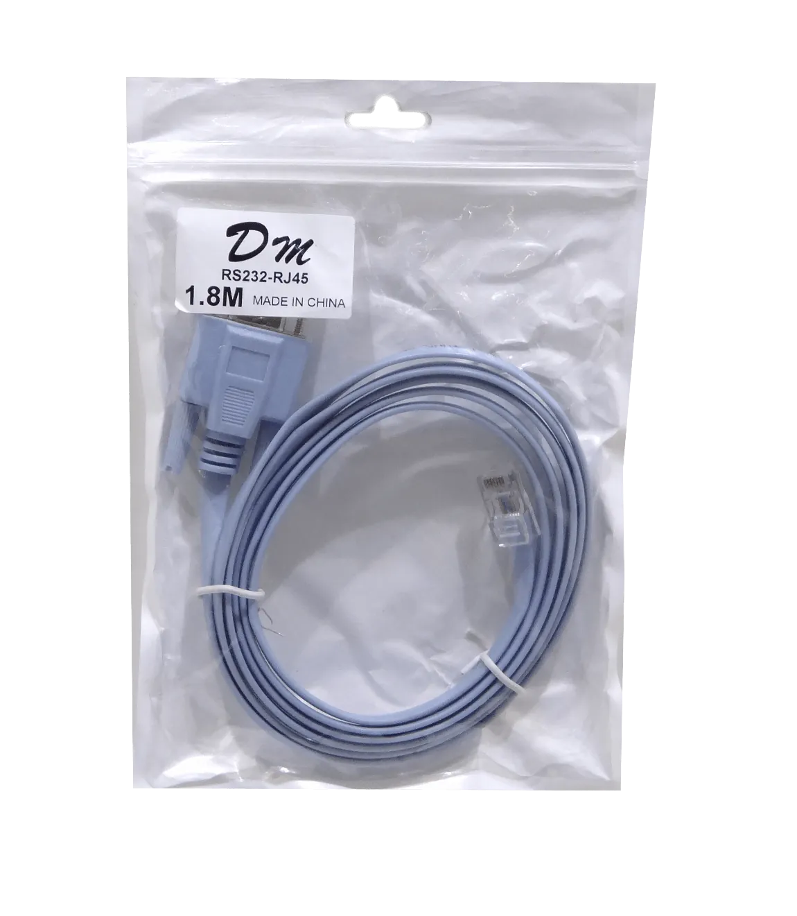 Cable RJ45-Macho DB9-Hembra DE-09/H p/Puerto RS232 Console Switch 1,8m 2