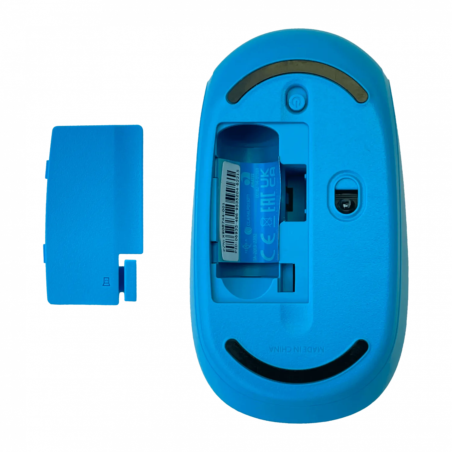 Mouse Celeste USB-AM inalambrico 2,4GHz req/1-AA Cyan-Blue 5