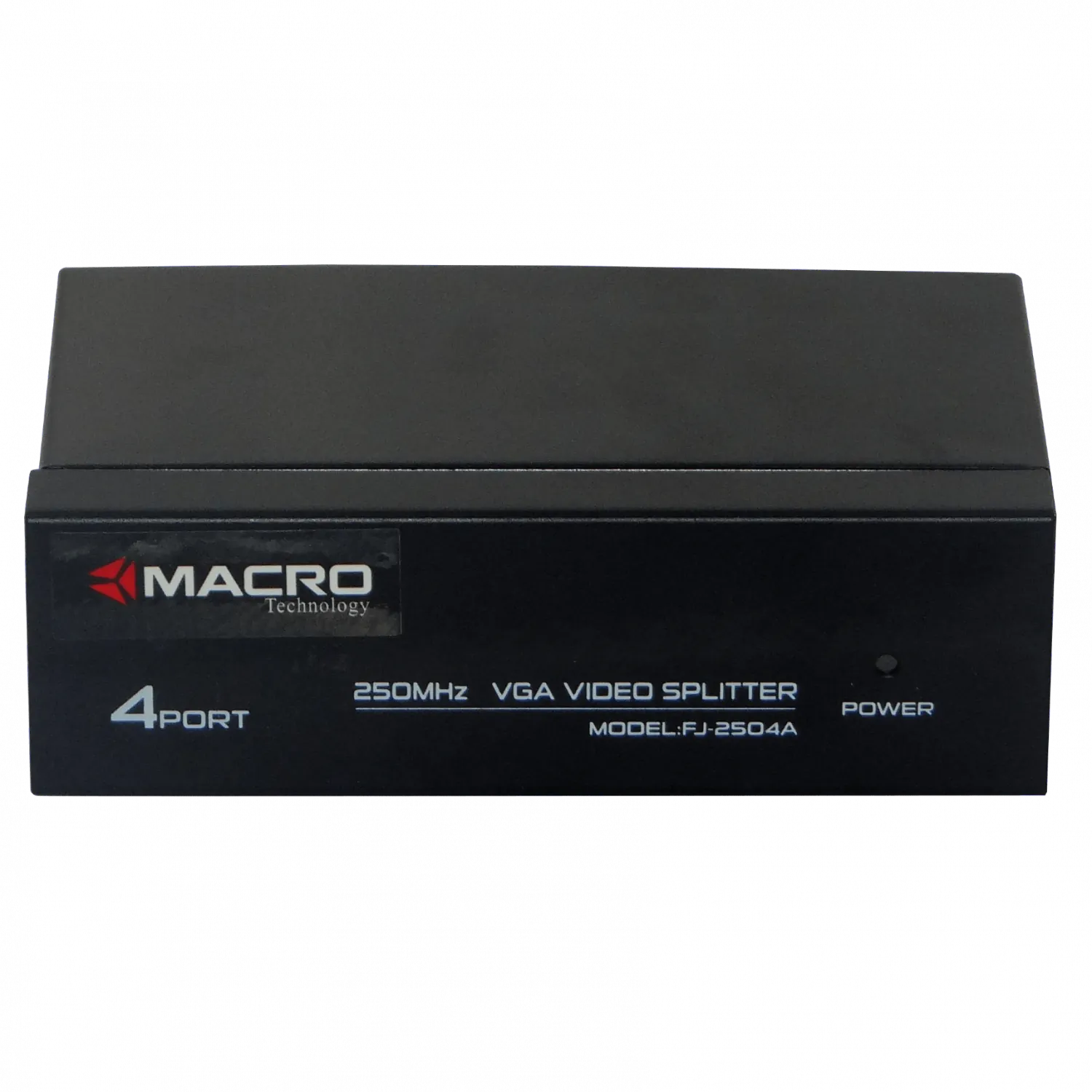 Splitter VGA 1 Entrada Hembra a 4 Salidas Hembra, 1920x1440, con Fuente 9V 4