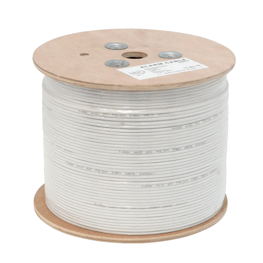 Cable Telefónico 500m, 4C, 24AWG, 2 Pares, Redondo, Aleación CCA 2