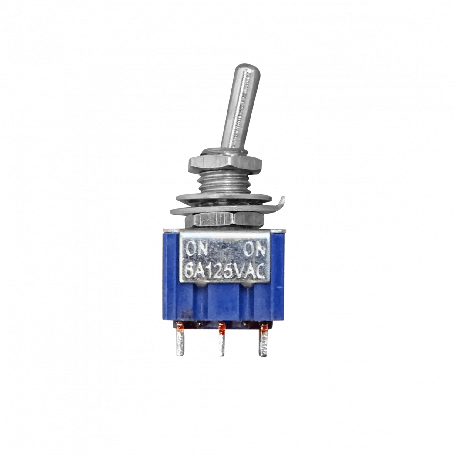 Interruptor MTS-202 6-Pin 2-Posiciones ON-ON 250V 3A DPDT Celeste 2
