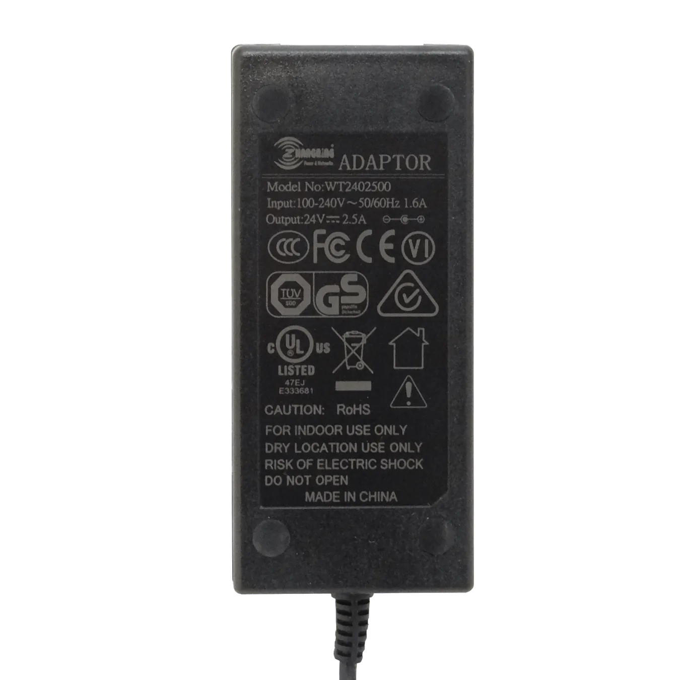 Fuente MikroTik 24HPOW 24VDC 2.5A Plug 5.5x2.1mm req-Cable-C13 2