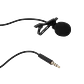 Microfono c/Pinza p/Camisa Polera Ropa 3,5mm-Macho Cable Pasivo GL-119 - Miniatura 2