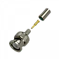 Conector BNC Macho BM2C para RG58/LMR195, crimpeable, níquel/pin dorado - Miniatura 2