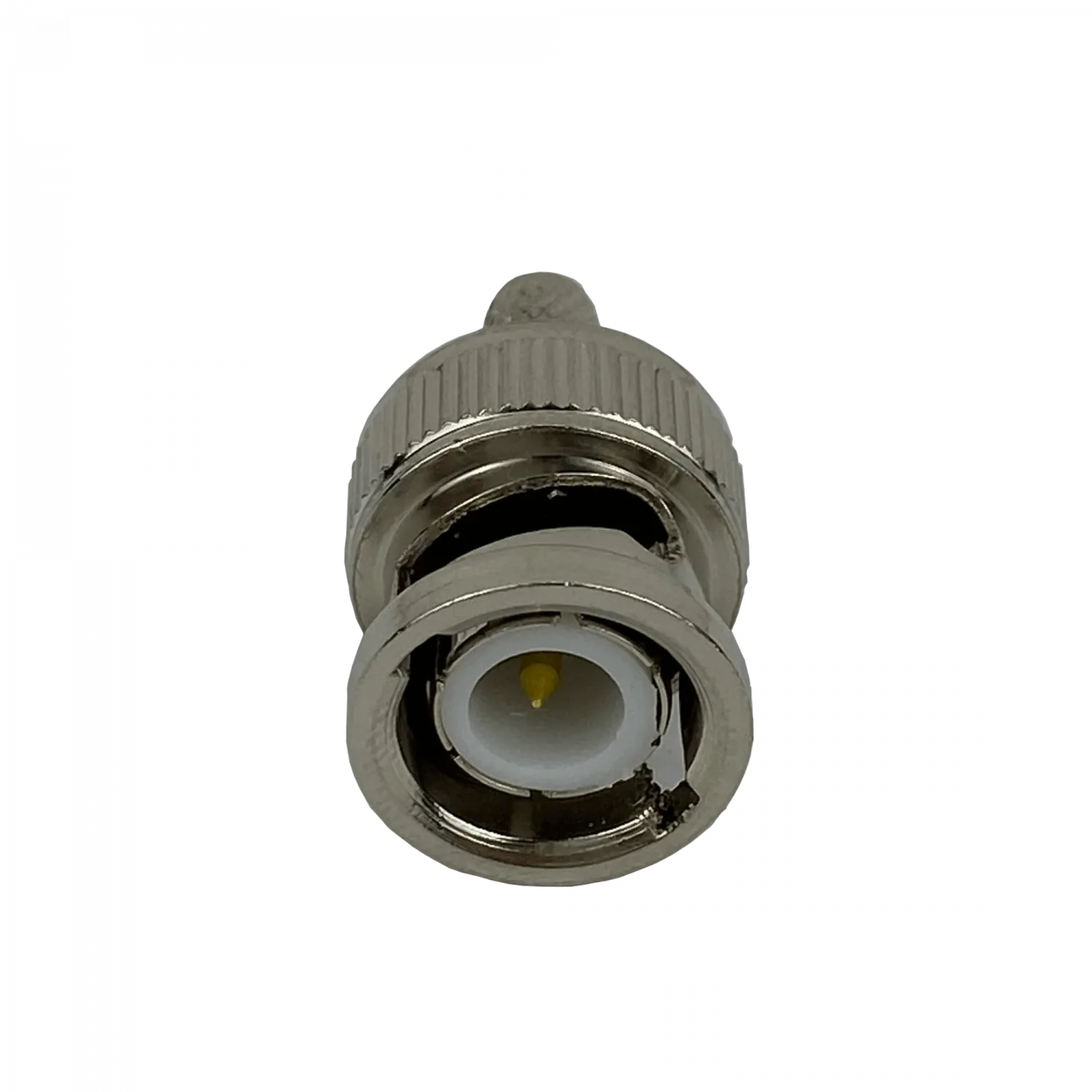 Conector BNC Macho BM2C para RG58/LMR195, crimpeable, níquel/pin dorado 4