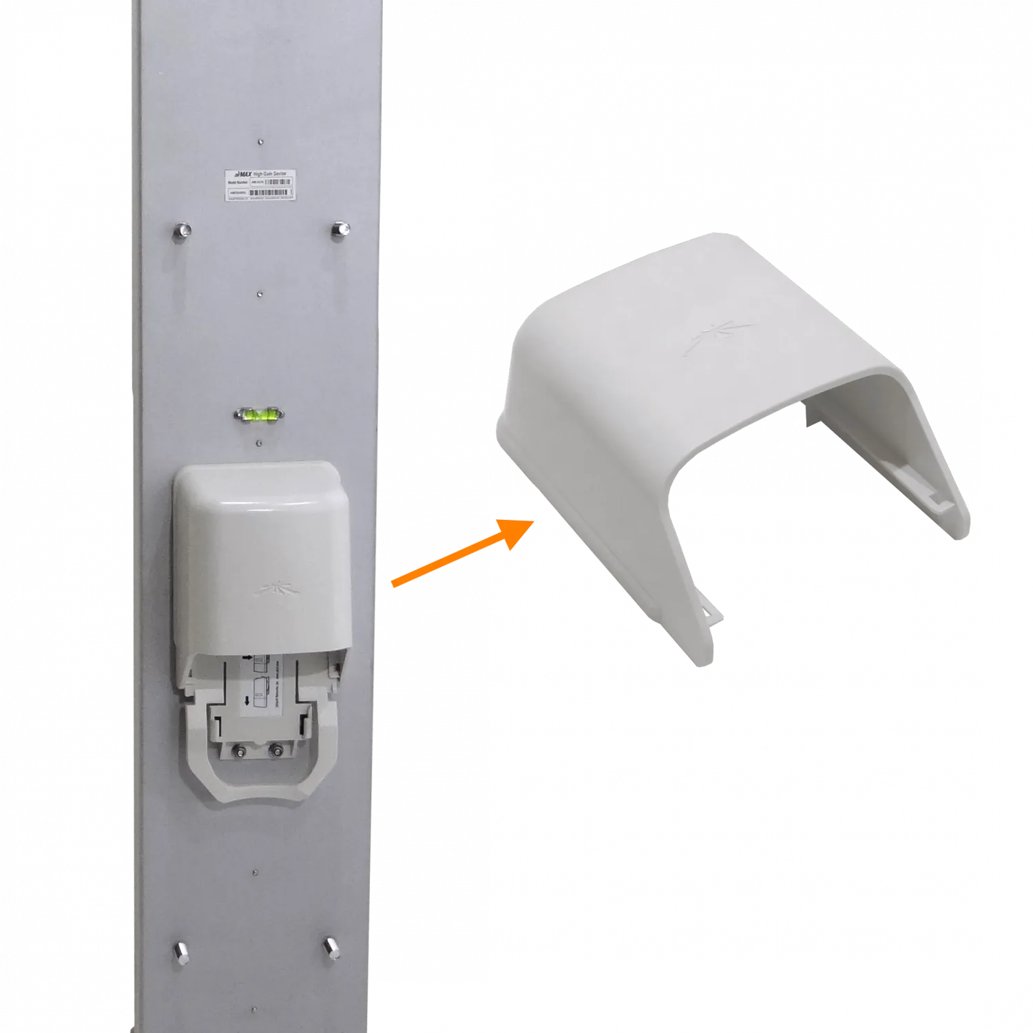 UBIQUITI 15DBI 120-GRADOS 2,4GHZ 2-RPSMA-H 2X2 ANTENA SECTORIAL 5