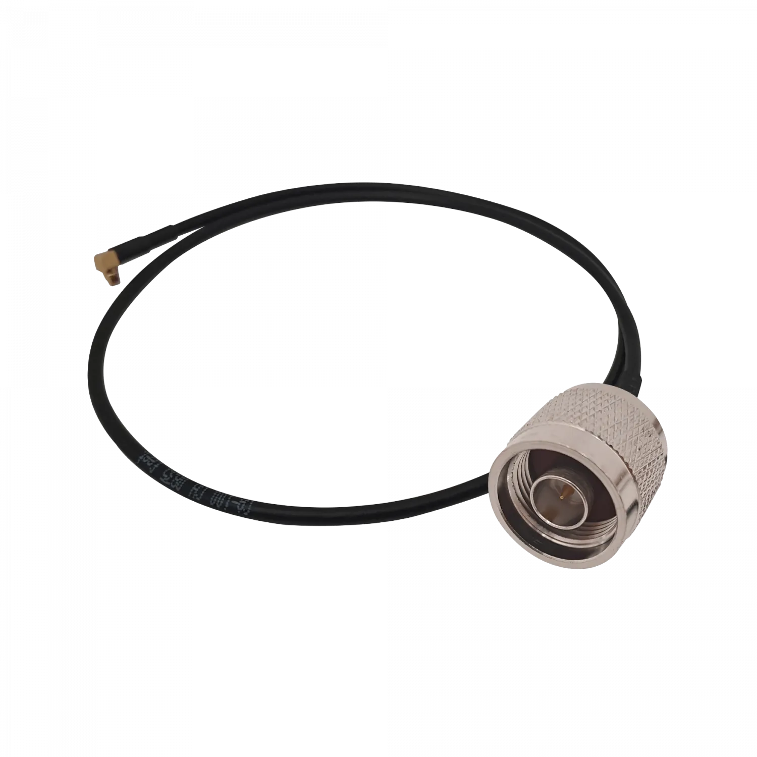 Cable Coaxial 50cm, MMCX a N-Macho, LMR100, Negro 2