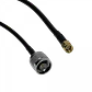 Cable Coaxial RG58 LMR195, 1m, RPSMA-Macho a N-Macho, Negro - Miniatura 2