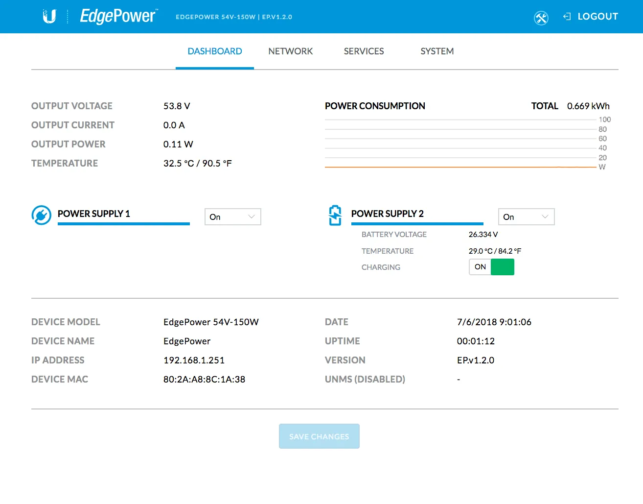 Fuente de Alimentación Modular de Alta Potencia para EdgePoint, Ubiquiti EdgePower 54V 150W 7