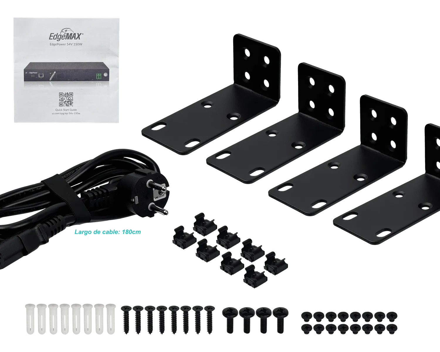 Fuente de Alimentación Modular de Alta Potencia para EdgePoint, Ubiquiti EdgePower 54V 150W 4