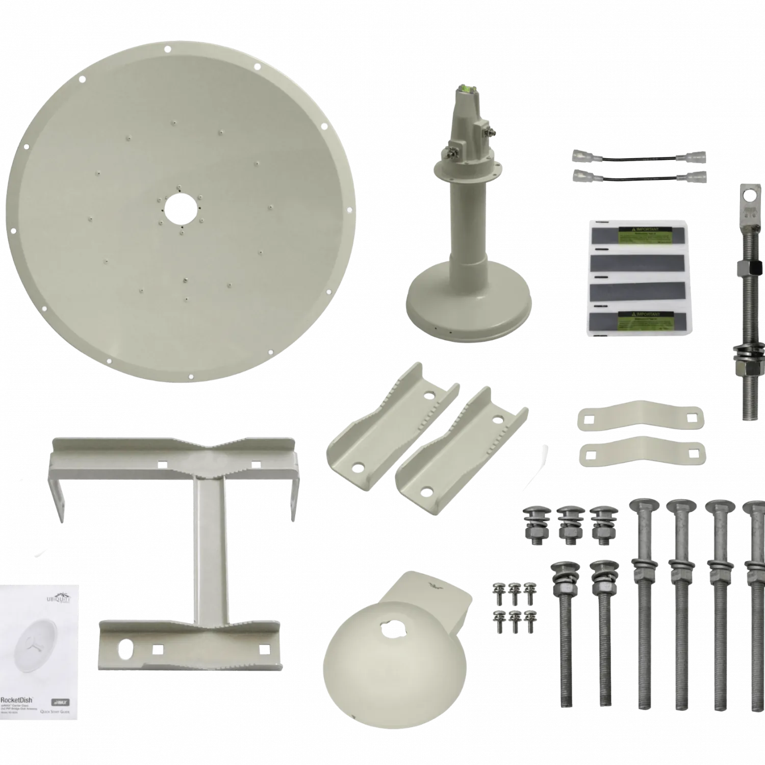 Antena Parabólica PtP 2x2 airMAX® de 3 GHz y 26 dBi, Ubiquiti RocketDish RD-3G26 5