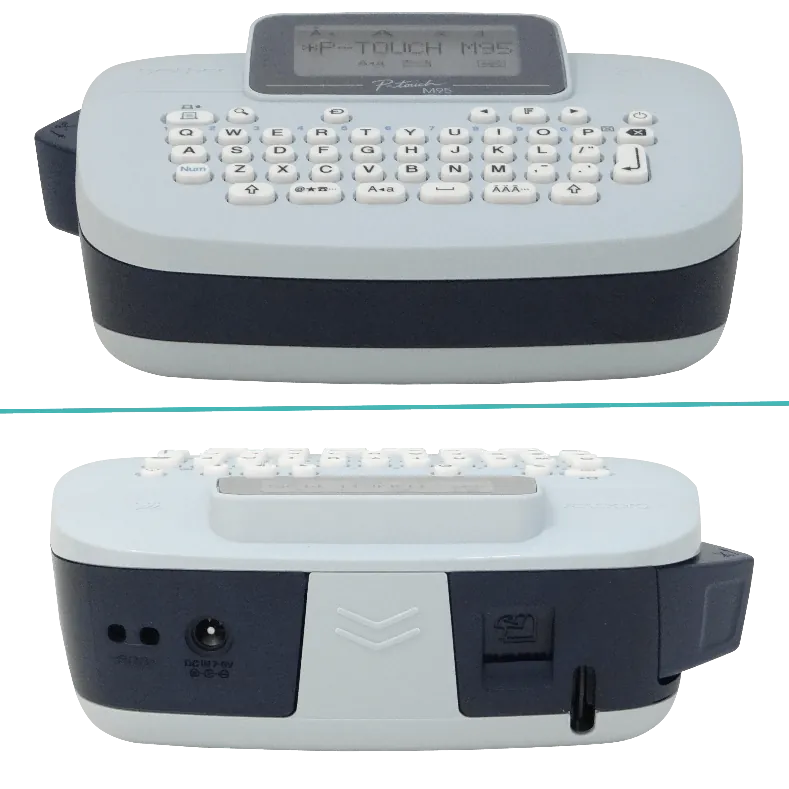 Rotulador Personal Brother PTM95, Teclado QWERTY, Plantillas Deco Mode, Blanco 3