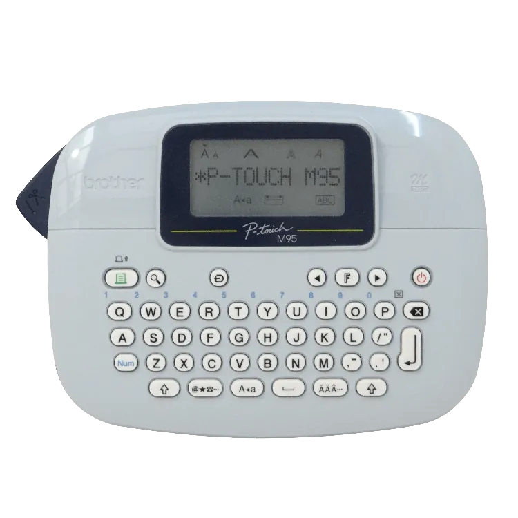 Rotulador Personal Brother PTM95, Teclado QWERTY, Plantillas Deco Mode, Blanco 6